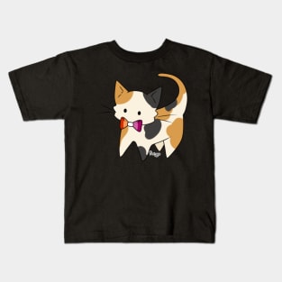 Lesbian Pride Calico Kitty Kids T-Shirt